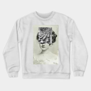 Surrealist Collage Crewneck Sweatshirt